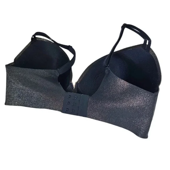 Victoria's Secret Black Shimmery Push-Up Bra - Picture 2 of 6